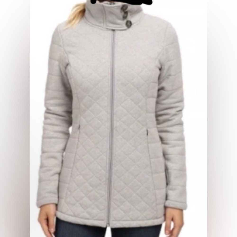 The North Face Caroluna Gray Quilted jacket Full Zip M